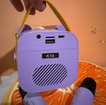 Wireless Karaoke Speaker Set σαν καινούργιο με 2 μικρόφωνα και RGB φωτισμό