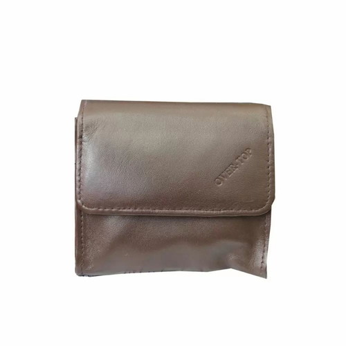 Over Top leather tobacco pouch brown new