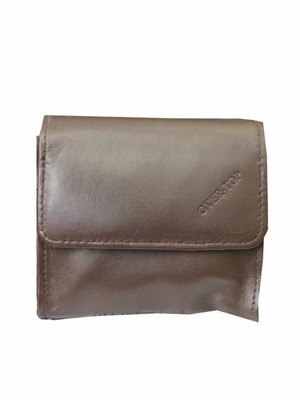 Over Top leather tobacco pouch brown new