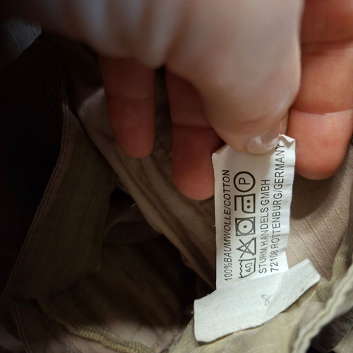 Authentic DCU 3-Color Desert Camouflage Military Pants, Large Regular