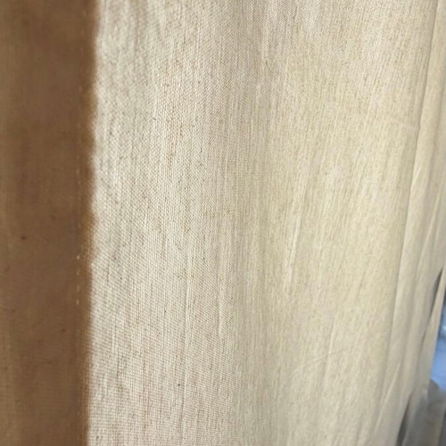 Beige canvas curtain 2.60x2.40m, new