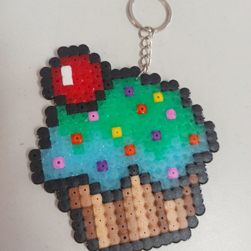 Handmade Cupcake Keychain new