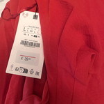Zara jumpsuit large red new