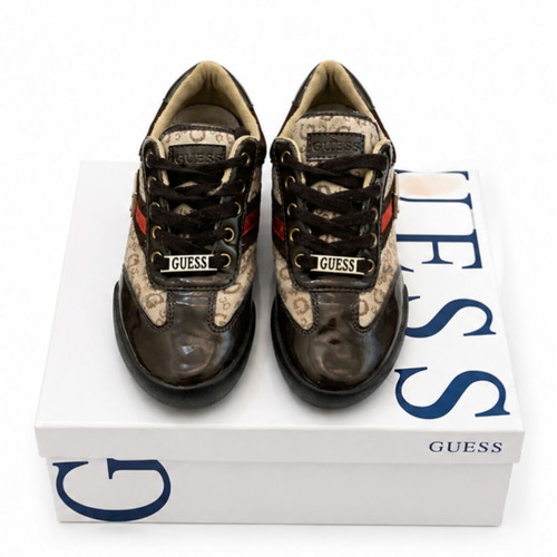 Guess sneakers used, size 36, brown