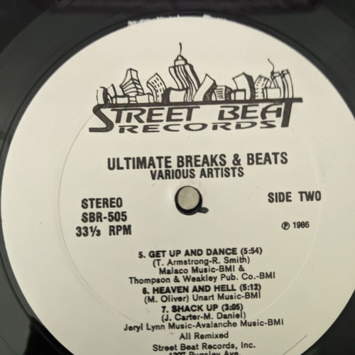 Ultimate Breaks & Beats vinyl album, Various artists