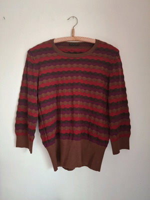 Vintage Sisley knit size M like new, multicolor