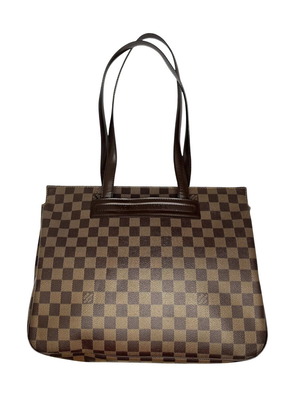 Louis Vuitton Damier Ebene Parioli PM τσάντα ώμου μεταχειρισμένη, καφέ
