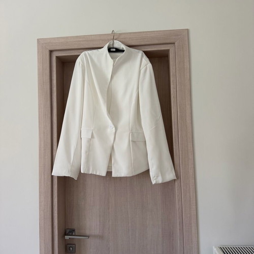 Suit with pants new, white, size L