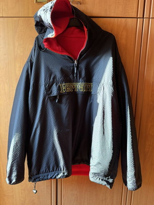 Ferrari men's jacket like new, black, XXL, fleece interior