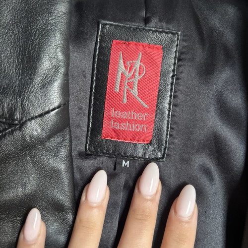 Vintage black leather jacket Markos Leather like new, classic fit