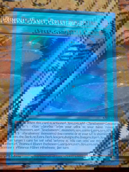 2) Primeval Planet Perlereino (Super Rare, Yugioh)