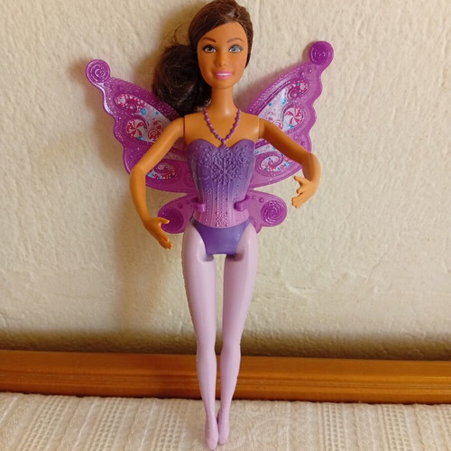 Barbie fairy doll with detachable wings, like new