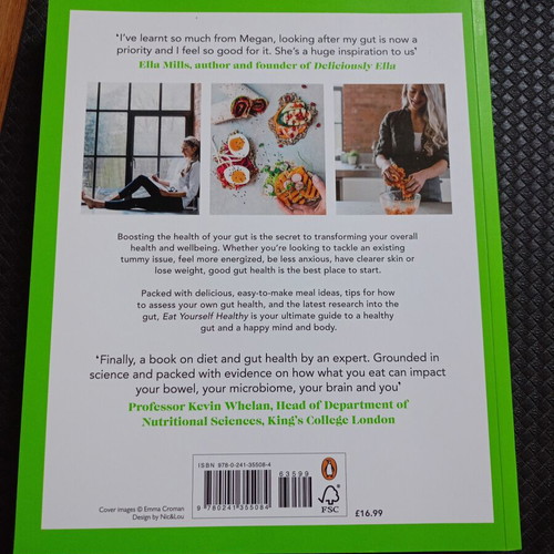 Eat Yourself Healthy book like new, gut health guide by Megan Rossi