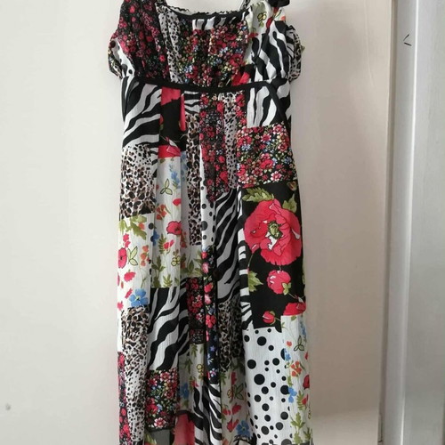 Amisu dress multicolored like new, size XS 34-36