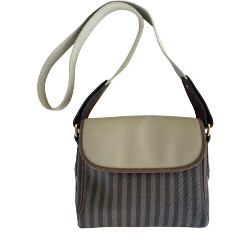 Laura Biagiotti leather shoulder bag used, beige brown