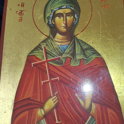 Christian icon Saint Marina like new