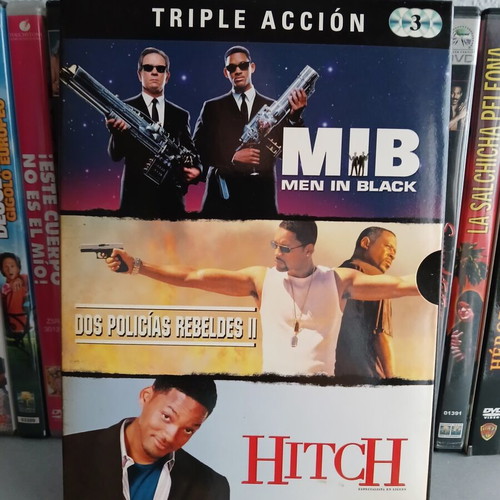 Triple Acción Will Smith DVD
