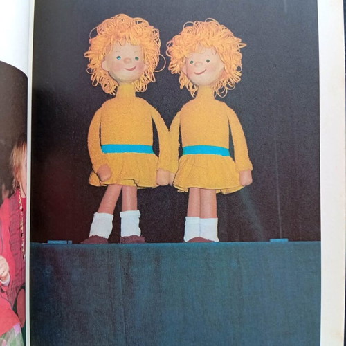 Koukles & Marionetes book used, Greek translation by Agni Stroumpouli