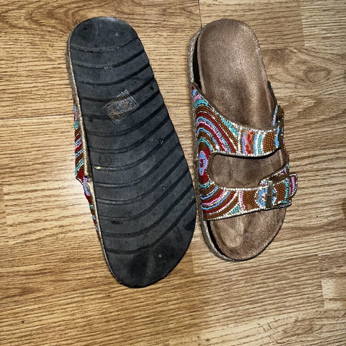 Sandals used, size 39, platform style