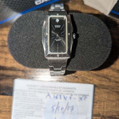 Casio Sheen watch like new with new Renata battery