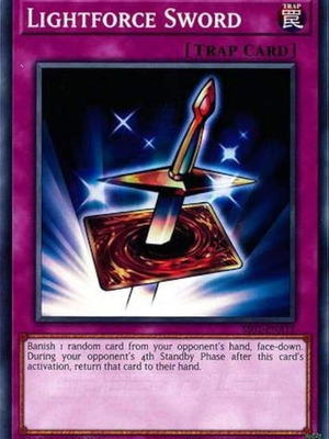 Lightforce Sword trap card SS01-ENA15