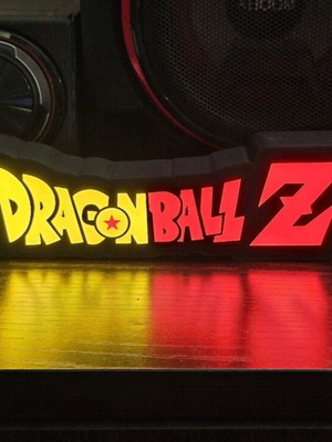 Dragon Ball Z 3d Printed Lamp New With USB Connection