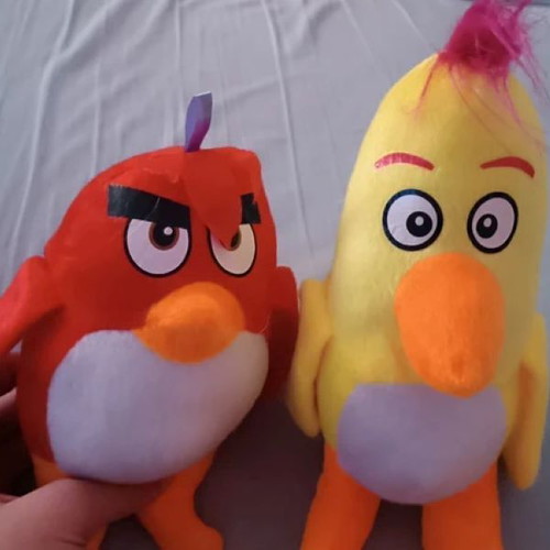 Angry Birds stuffed bears like new
