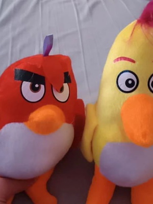 Angry Birds stuffed bears like new