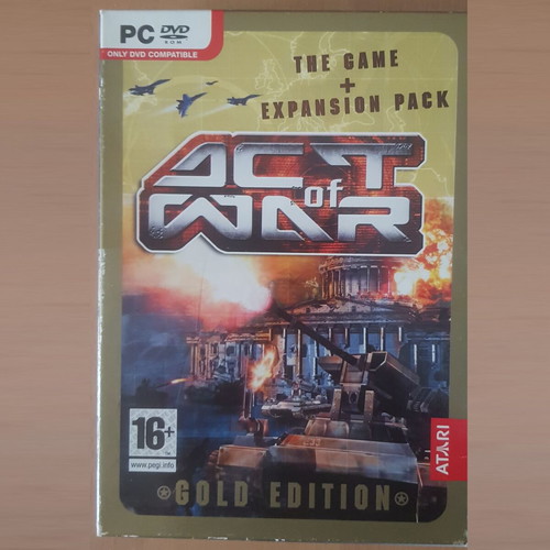 Act of War Gold Edition PC game used with expansion