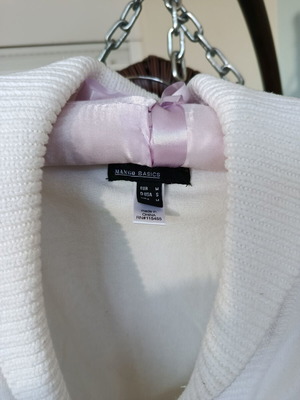 Knit vest Mango cream color, like new, size M