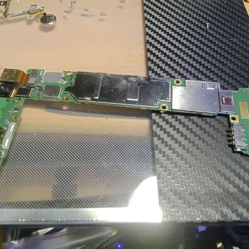 Huawei motherboard used and screen, each working separately