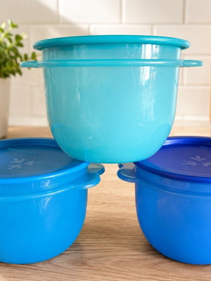 Tupperware star bowls 700ml new set with vibrant colors