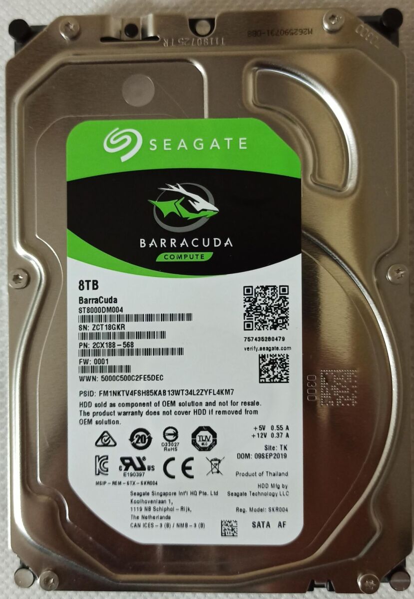 Seagate BarraCuda 8TB HDD hard drive… - € 247,00 - Vendora.cy