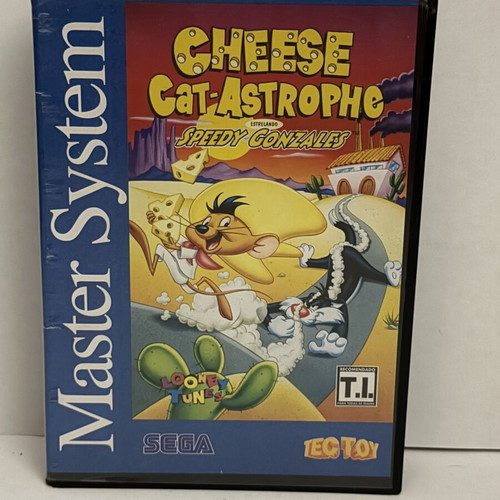Cheese Cat-Astrophe Starring Speedy Gonzales Sega Master System Brazilian TecToy CIB