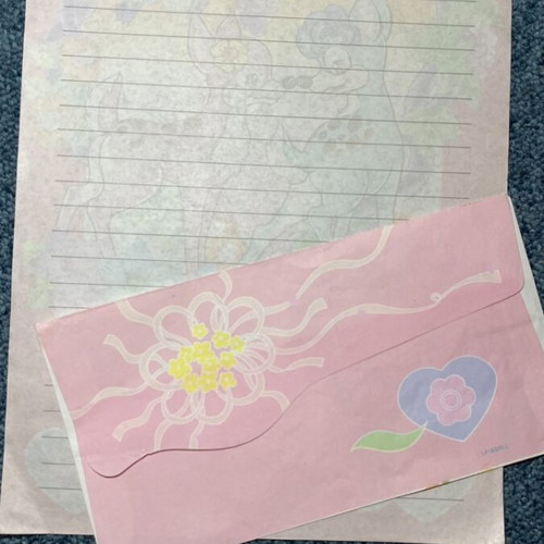 Letter set with envelope like new
