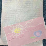 Letter set with envelope like new