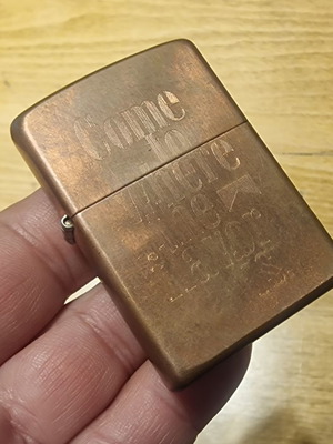 Zippo lighter Marlboro Come to Where The Flavour Is solid copper new