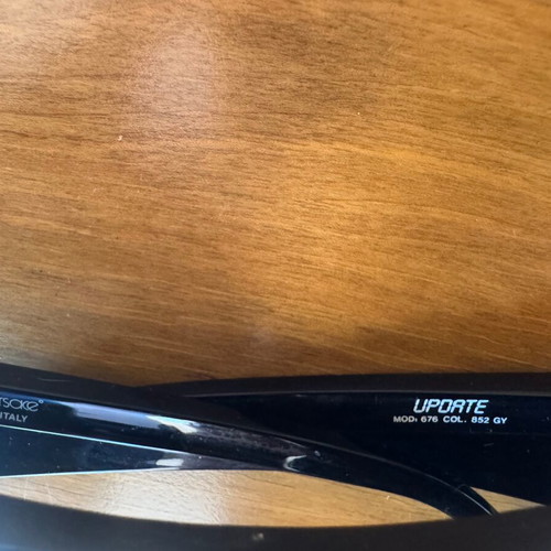 Versace Lady Gaga Sunglasses 90s iconic, like new, black and gold