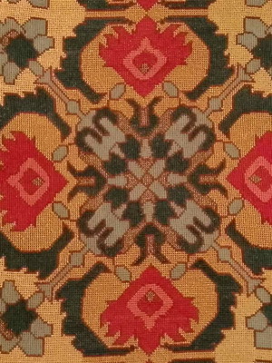 Embroidered counted thread table runner cross stitch new