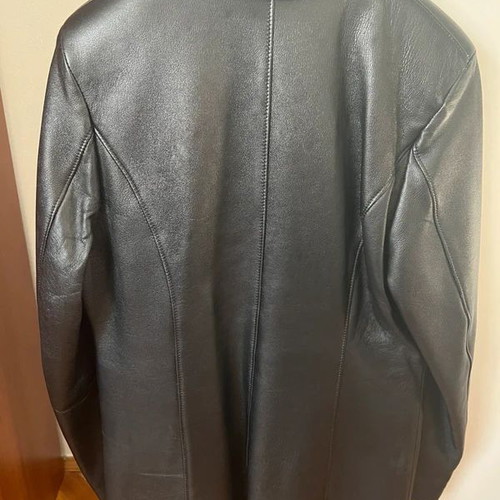 Women's leather jacket Vera Pelle black XL like new