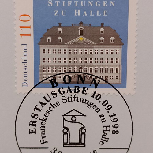 Germany 1998 First Day Cover Stamp set, Bonn cancellation, mint