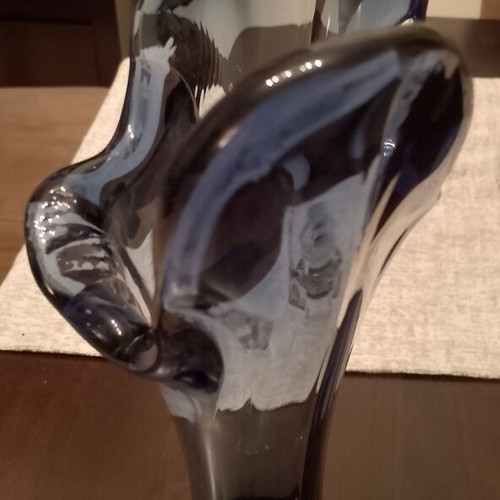 Vintage Art Glass Vase Murano Style like new