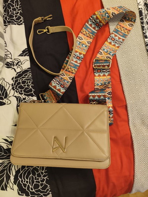 NOLAH Reggina beige shoulder bag