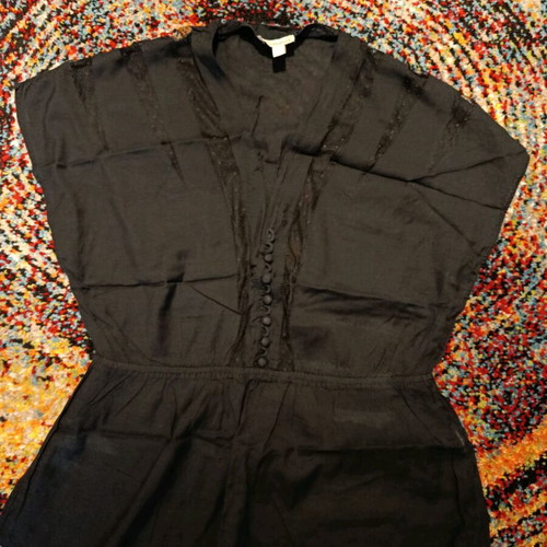 Stradivarius black sleeveless shirt new no Small semi-transparent