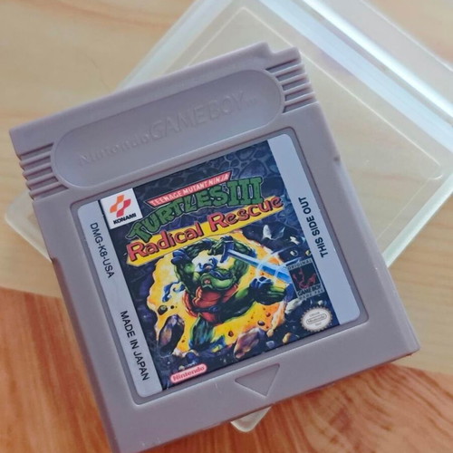 Teenage Mutant Ninja Turtles III Radical Rescue Game Boy cartridge like new