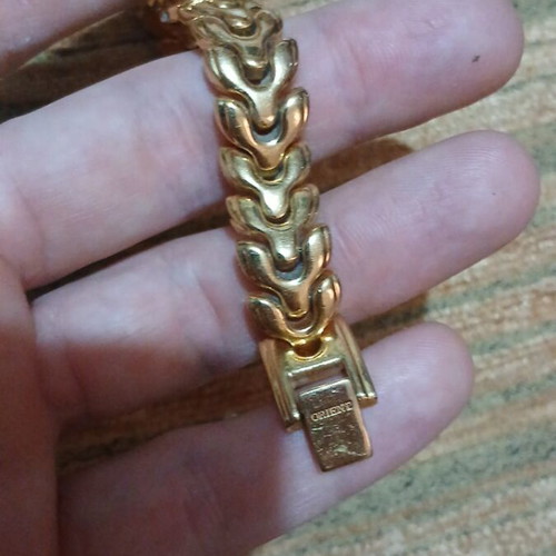 Orient Watch Co. Vintage OWZ2-L00 women's watch used, gold color