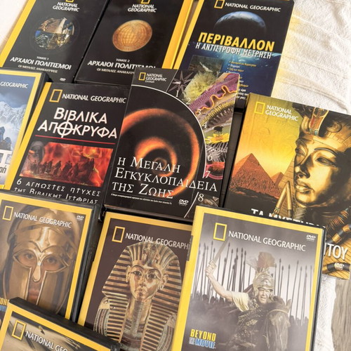 National Geographic documentary DVD box set, 15 like new