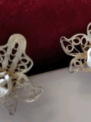 Silver handmade earrings new