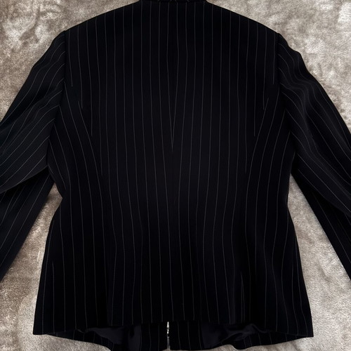 Gerry Weber retro pinstripe jacket, black and white