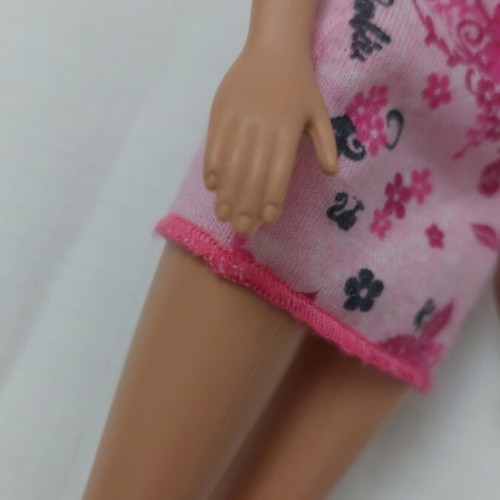 Barbie Pink Floral Chic Dress like new with original dress